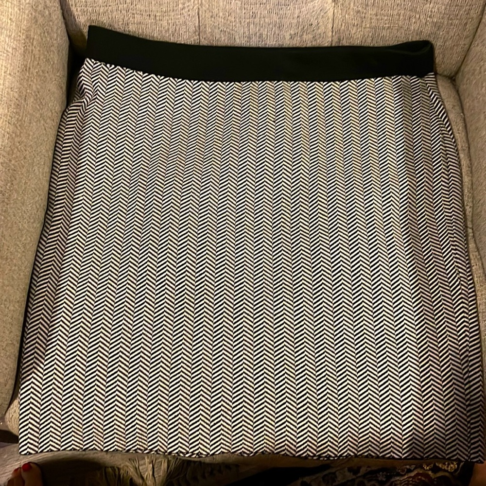 Elle Herringbone Pencil Skirt XL